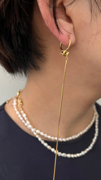 [gold] earring converter × 1pcs