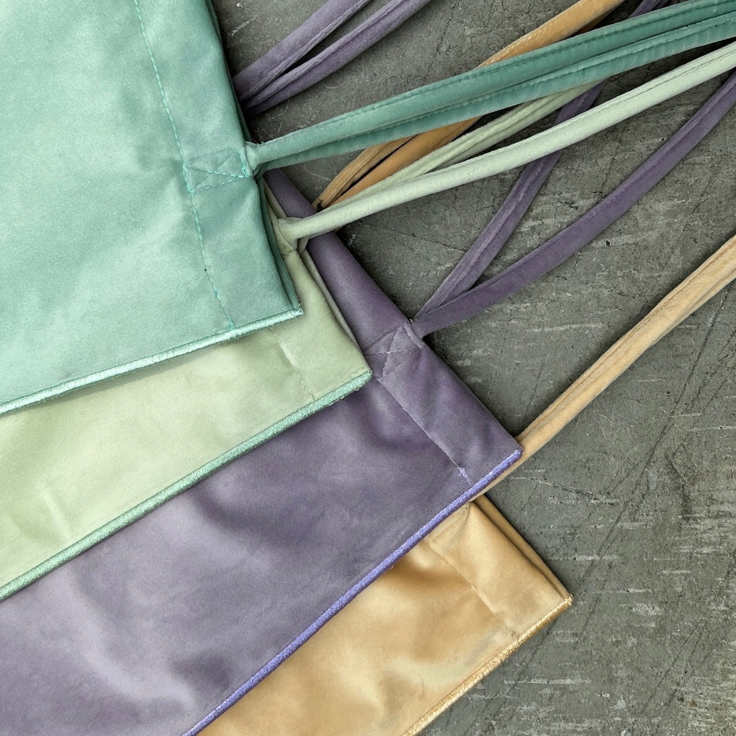 [ velor melon ] long handle tote bag