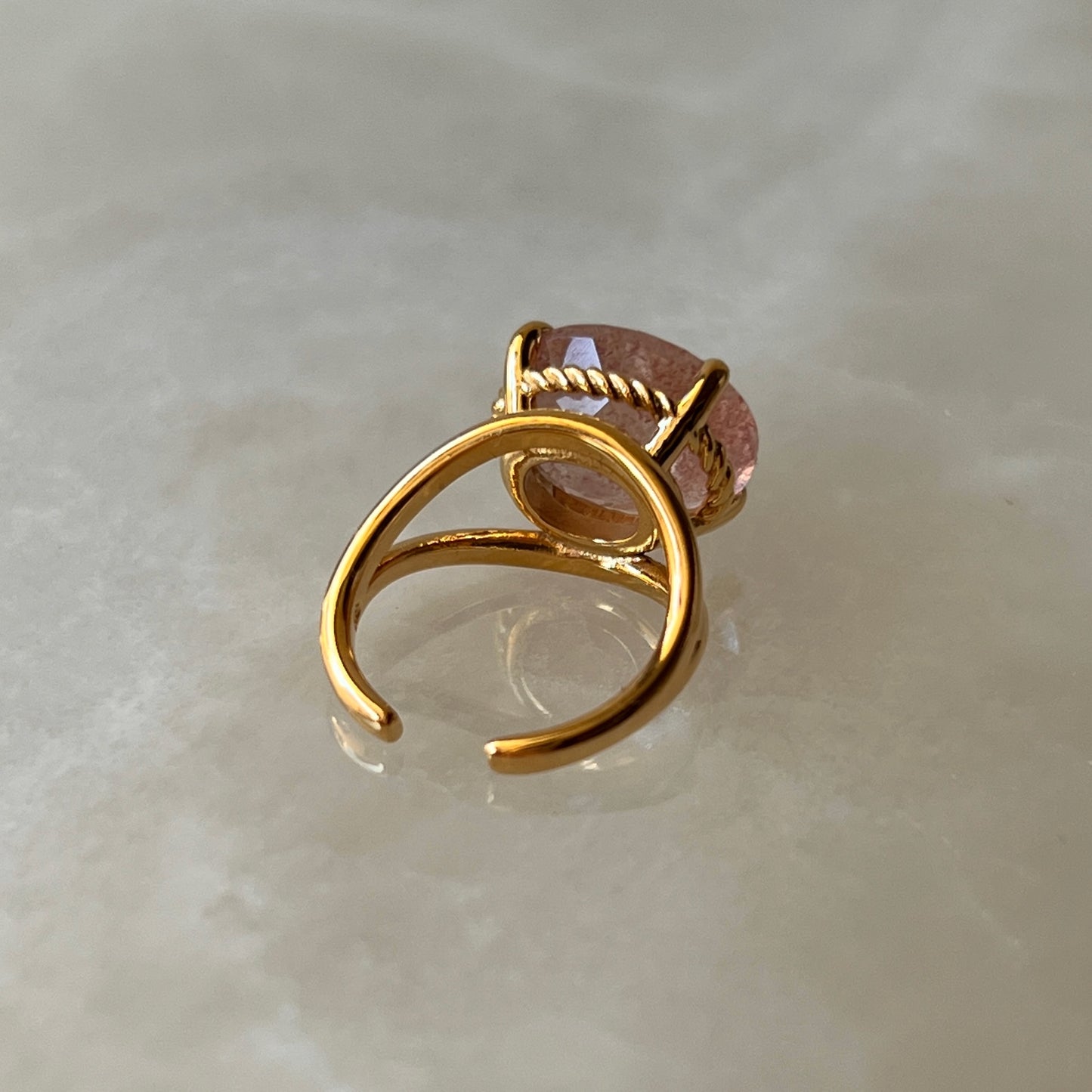 [ pink epidote  ] reine -pinky gold