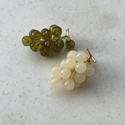 [ clear green ] grape piercing