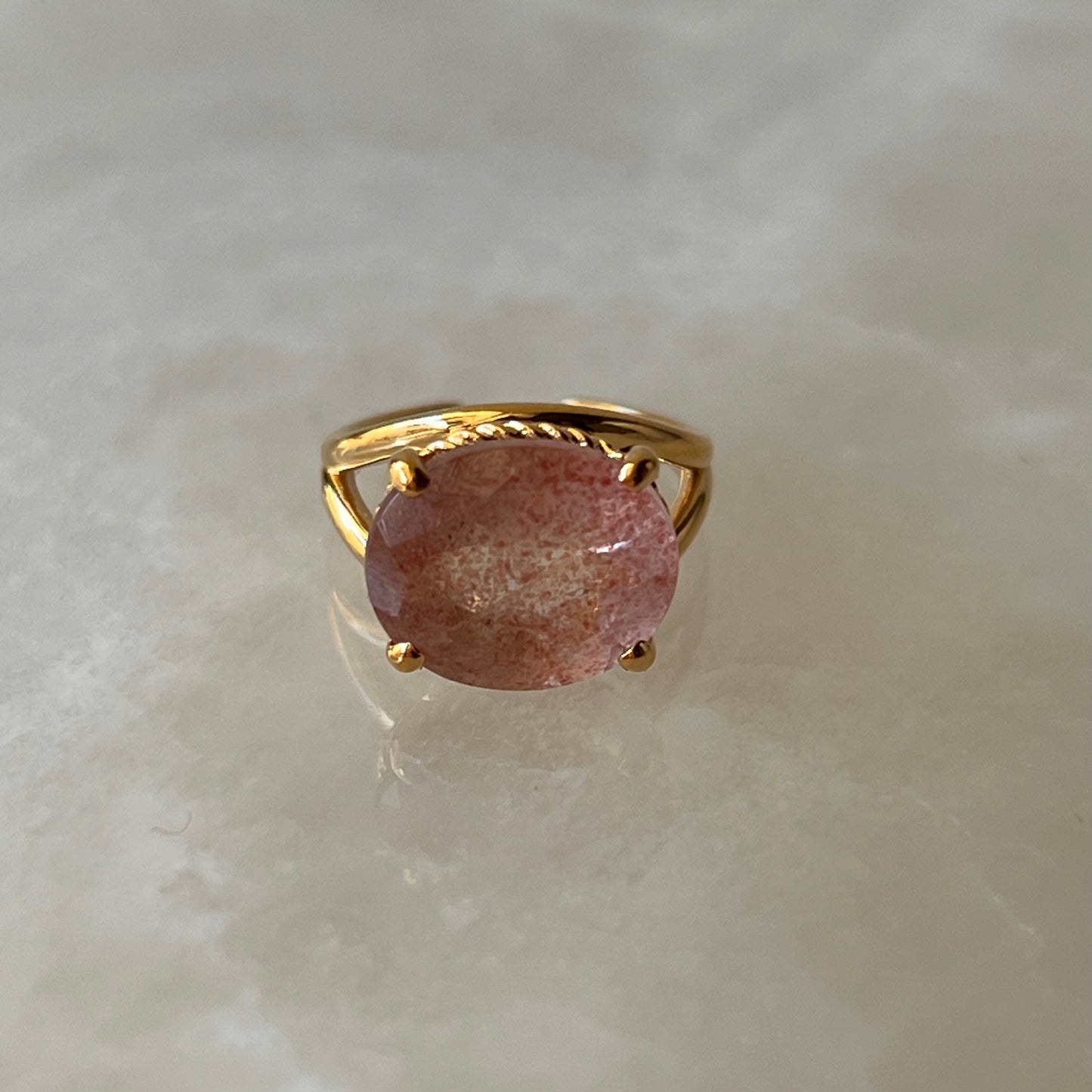 [ pink epidote  ] reine -pinky gold