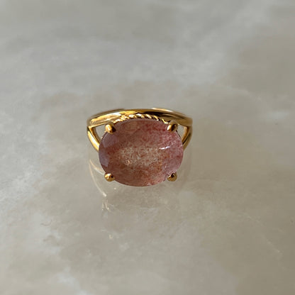 [ pink epidote  ] reine -pinky gold