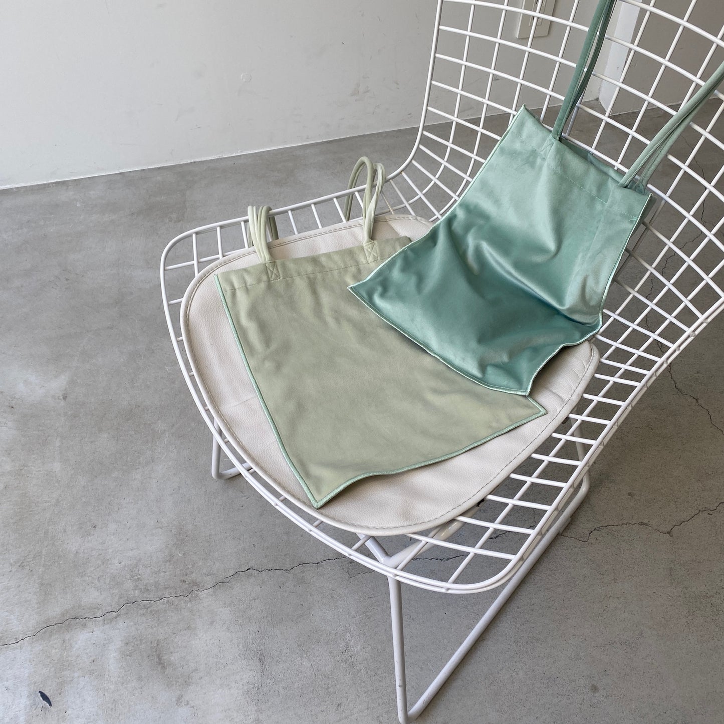 [ velor melon ] long handle tote bag