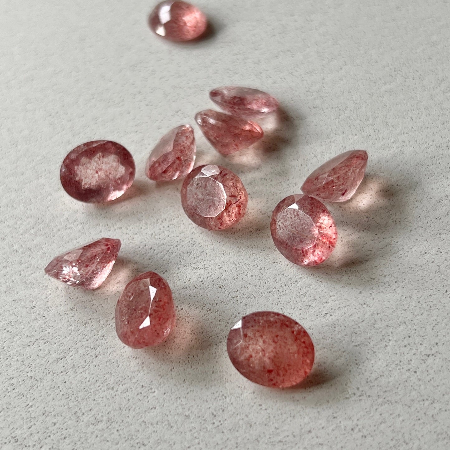 [ pink epidote  ] reine -pinky silver