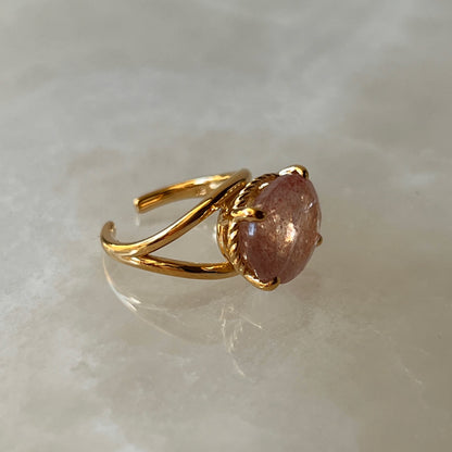 [ pink epidote  ] reine -pinky gold