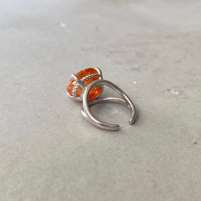 [ sun stone  ] reine -pinky silver