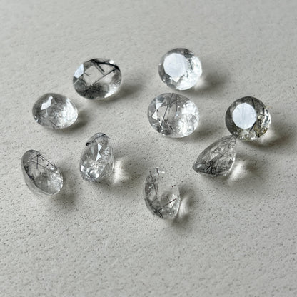 [ tourmaline quartz (clear) ] reine -pinky silver