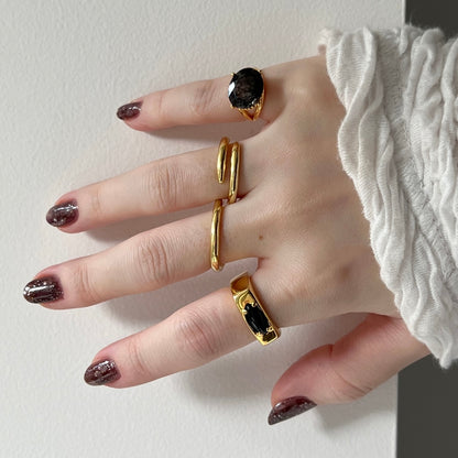 [ tourmaline quartz (dark) ] reine -pinky gold