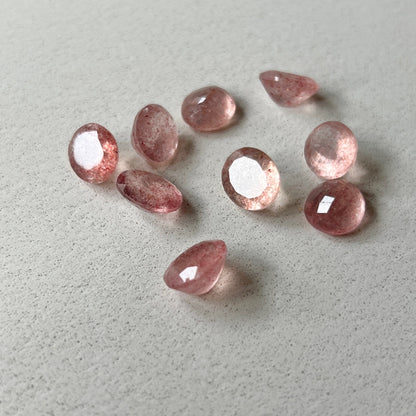 [ pink epidote  ] reine -pinky silver