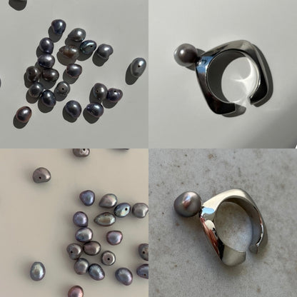 [ blue gray ] io silver