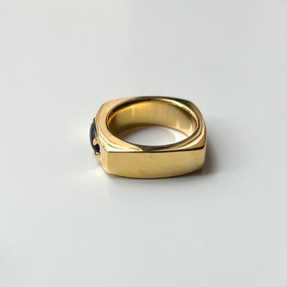 [ black moon glass ] europa gold