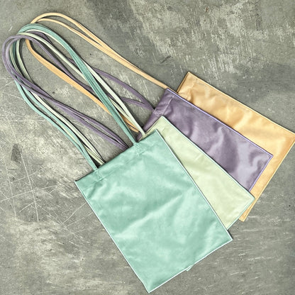 [ velor melon ] long handle tote bag