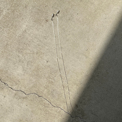 [ silver chain ] long-length piercings