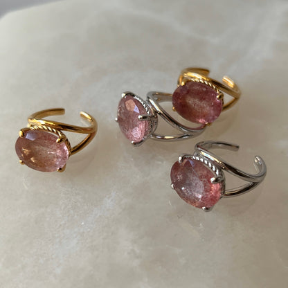 [ pink epidote  ] reine -pinky gold