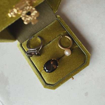 [ smoky quartz ] reine gold