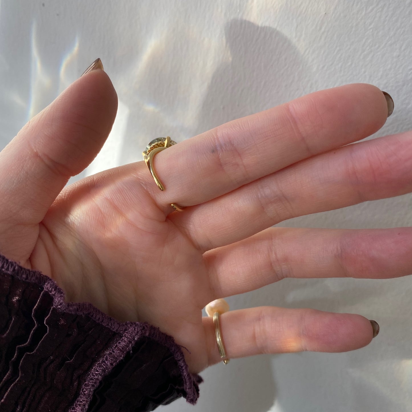 [ green quartz ] reine gold