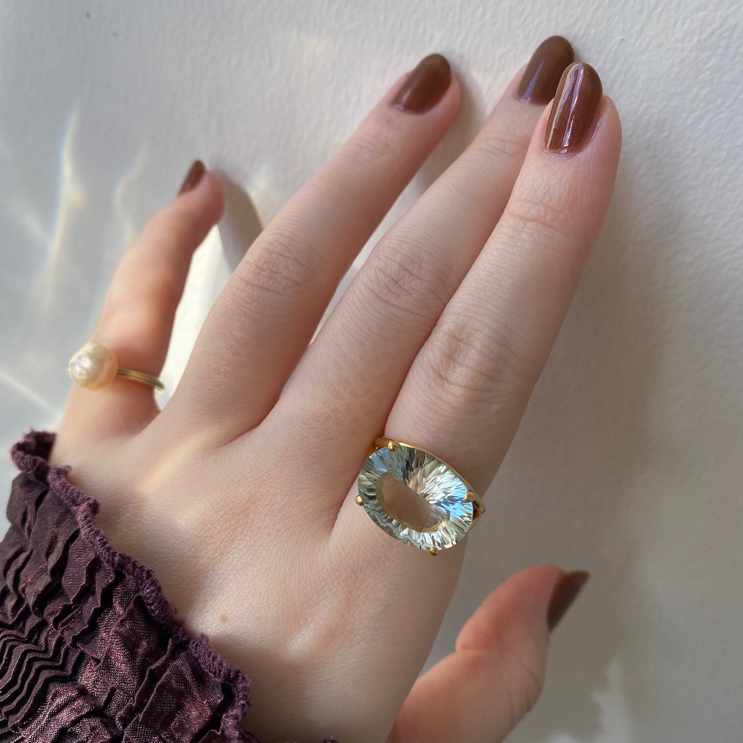 [ green quartz ] reine gold