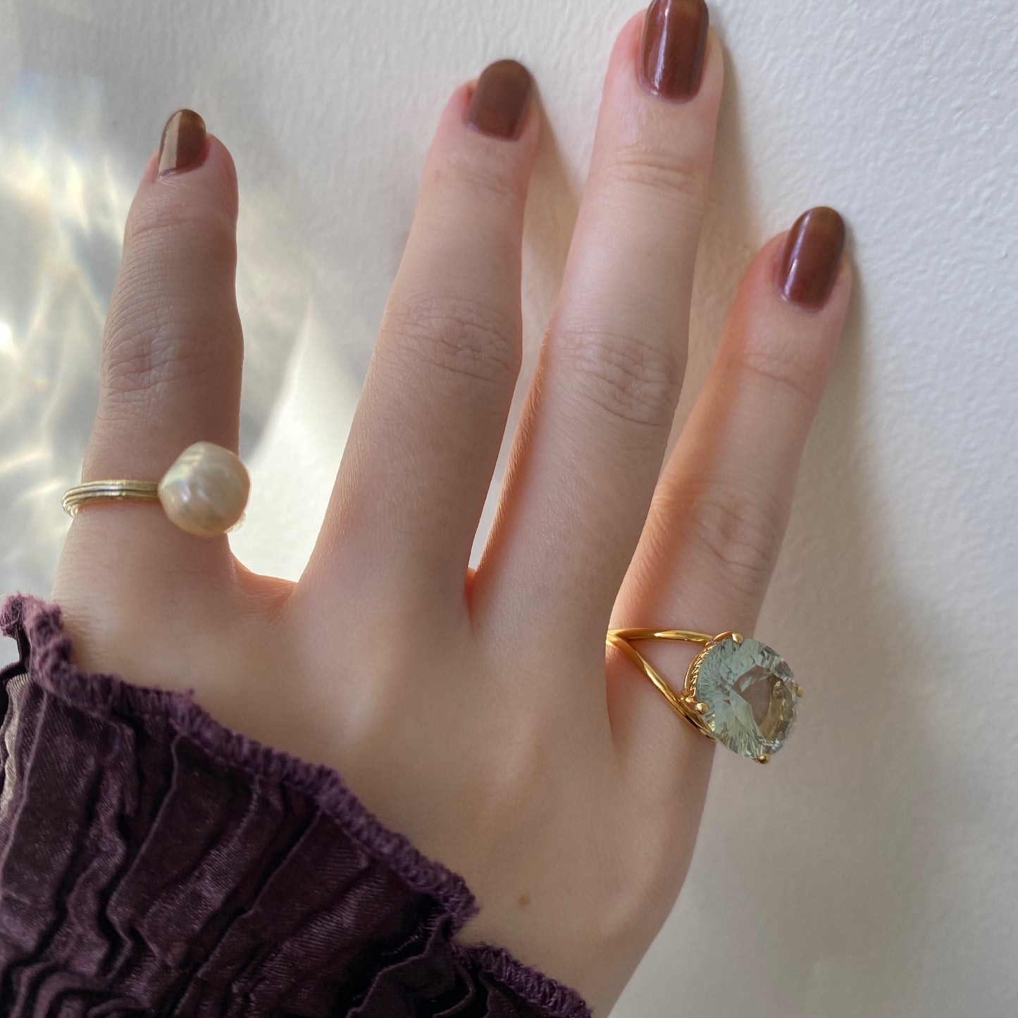 [ green quartz ] reine gold