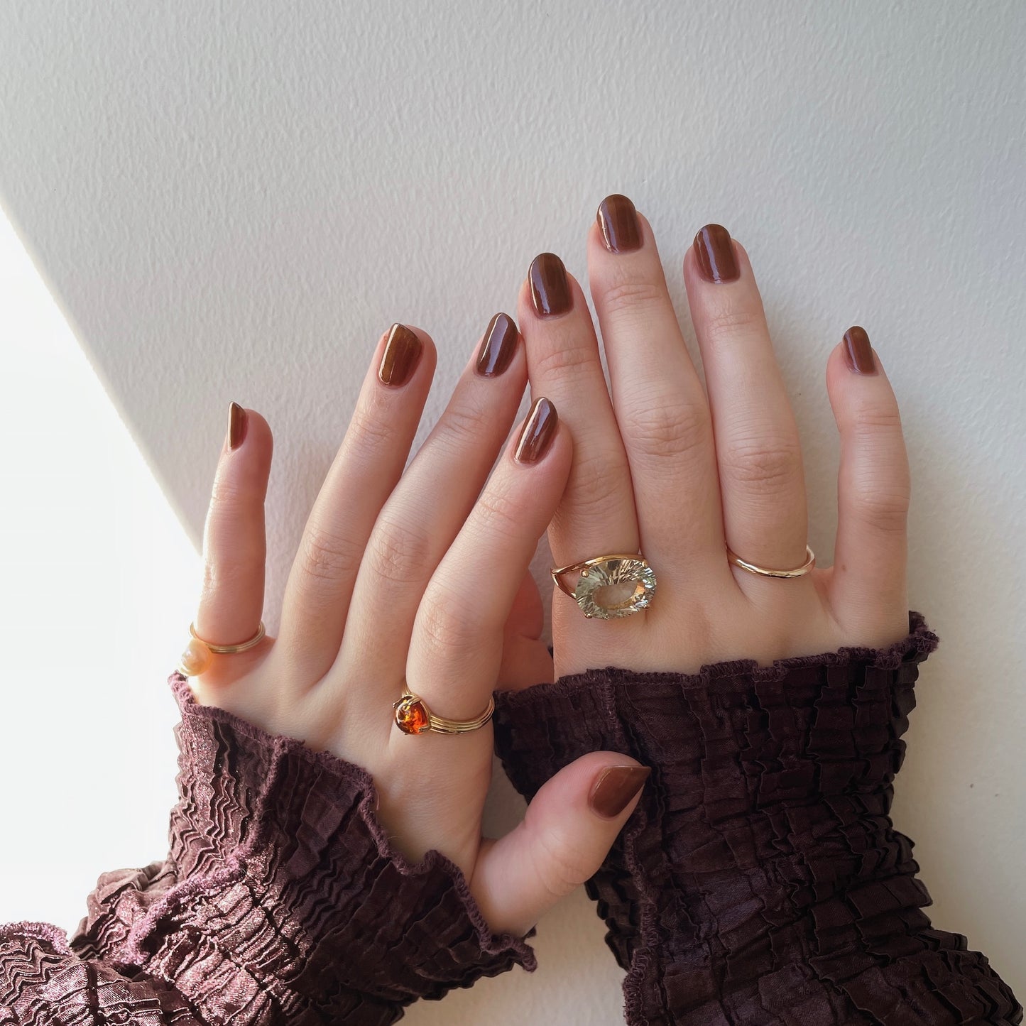 [ green quartz ] reine gold