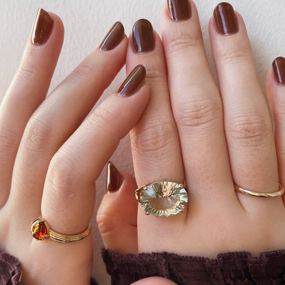 [ green quartz ] reine gold