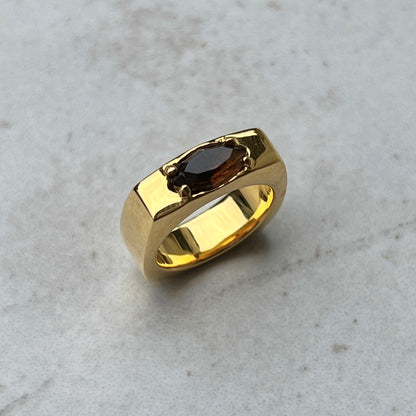 [ amber moon glass ] europa gold