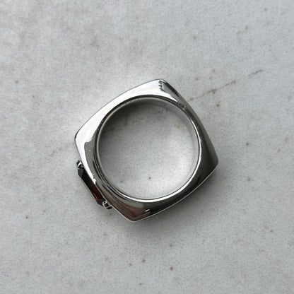 [ amber moon glass ] europa silver