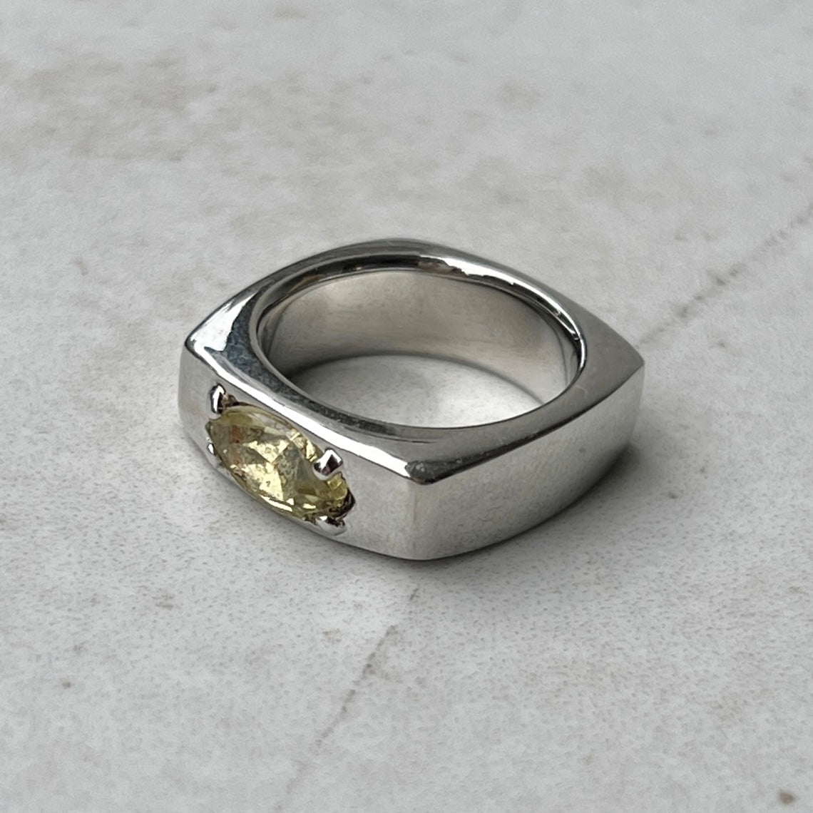 [ lemon moon glass ] europa silver