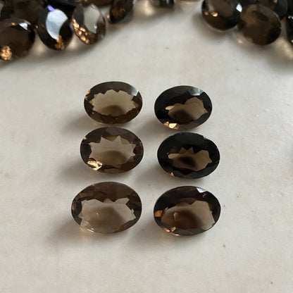 [ smoky quartz ] reine gold