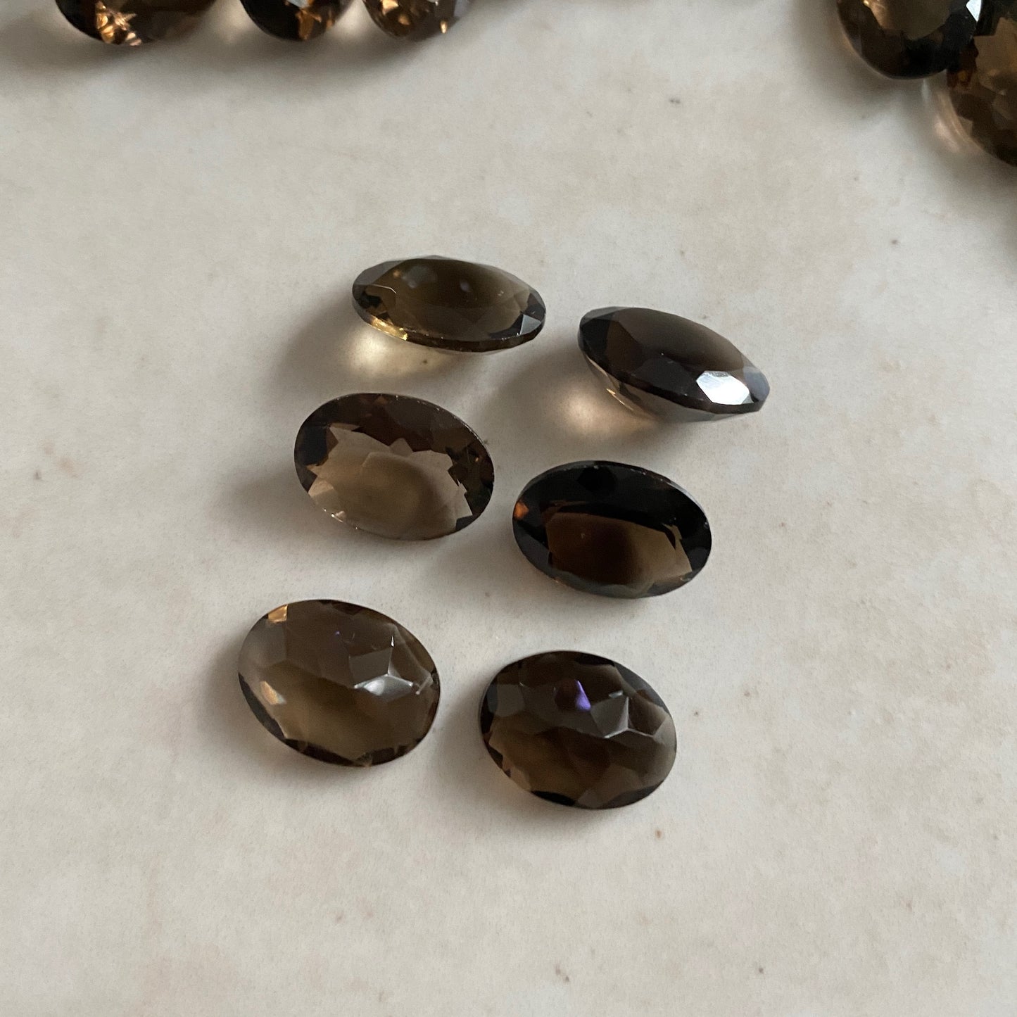 [ smoky quartz ] reine gold