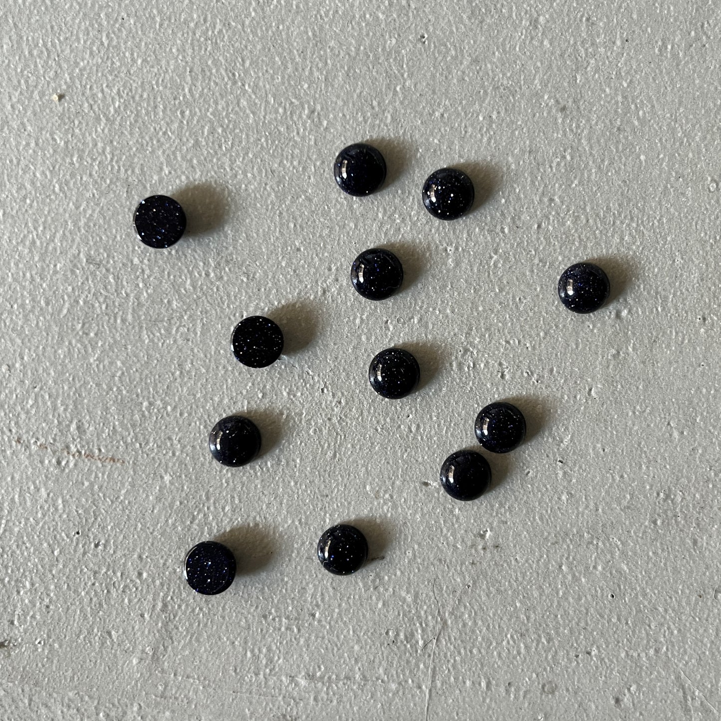 [ blue gold stone ]  croissant silver