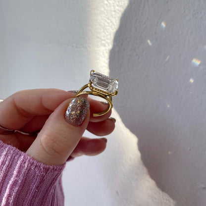 [ crystal ] reine gold - rectangle
