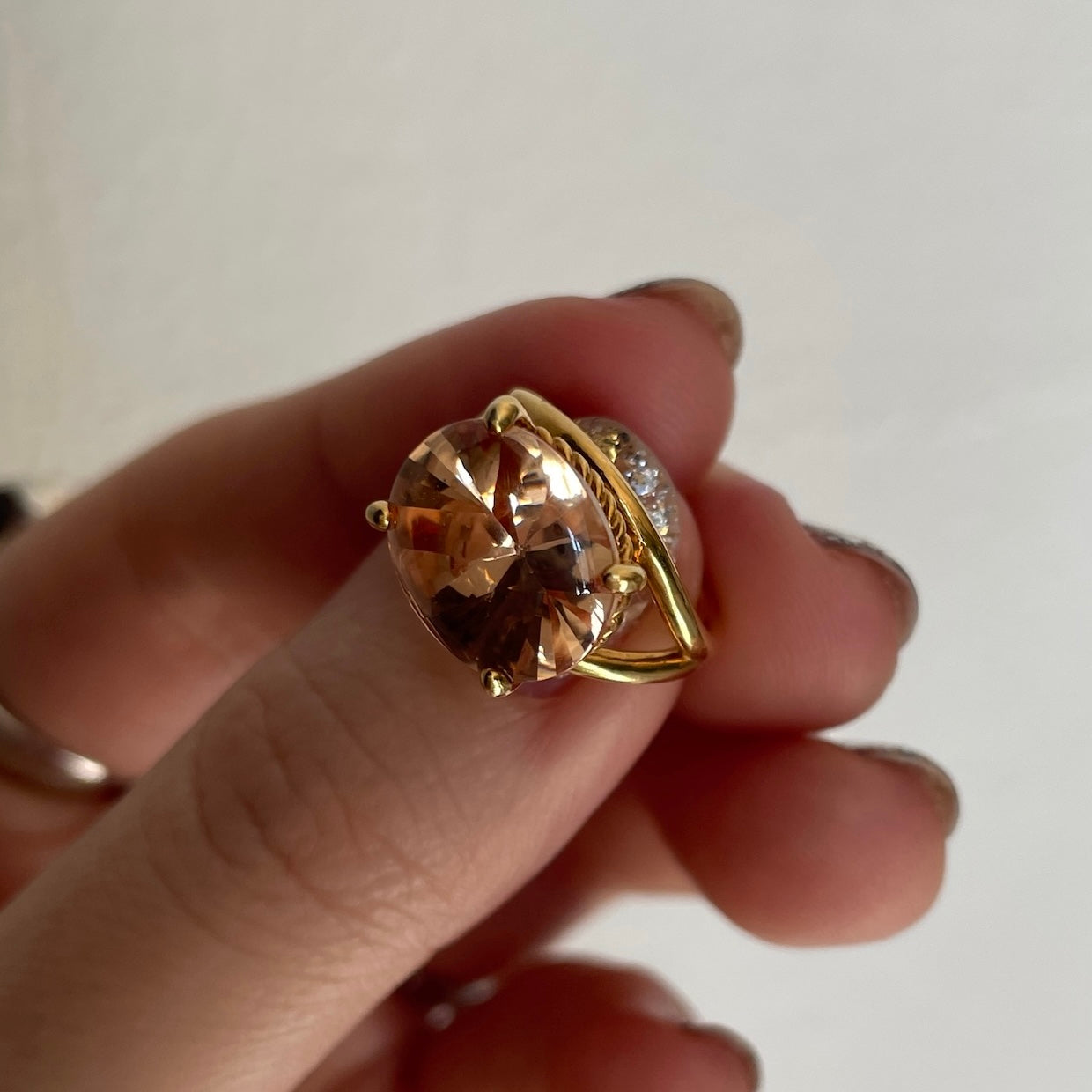 [ cubic champagne  ] reine gold -pinky