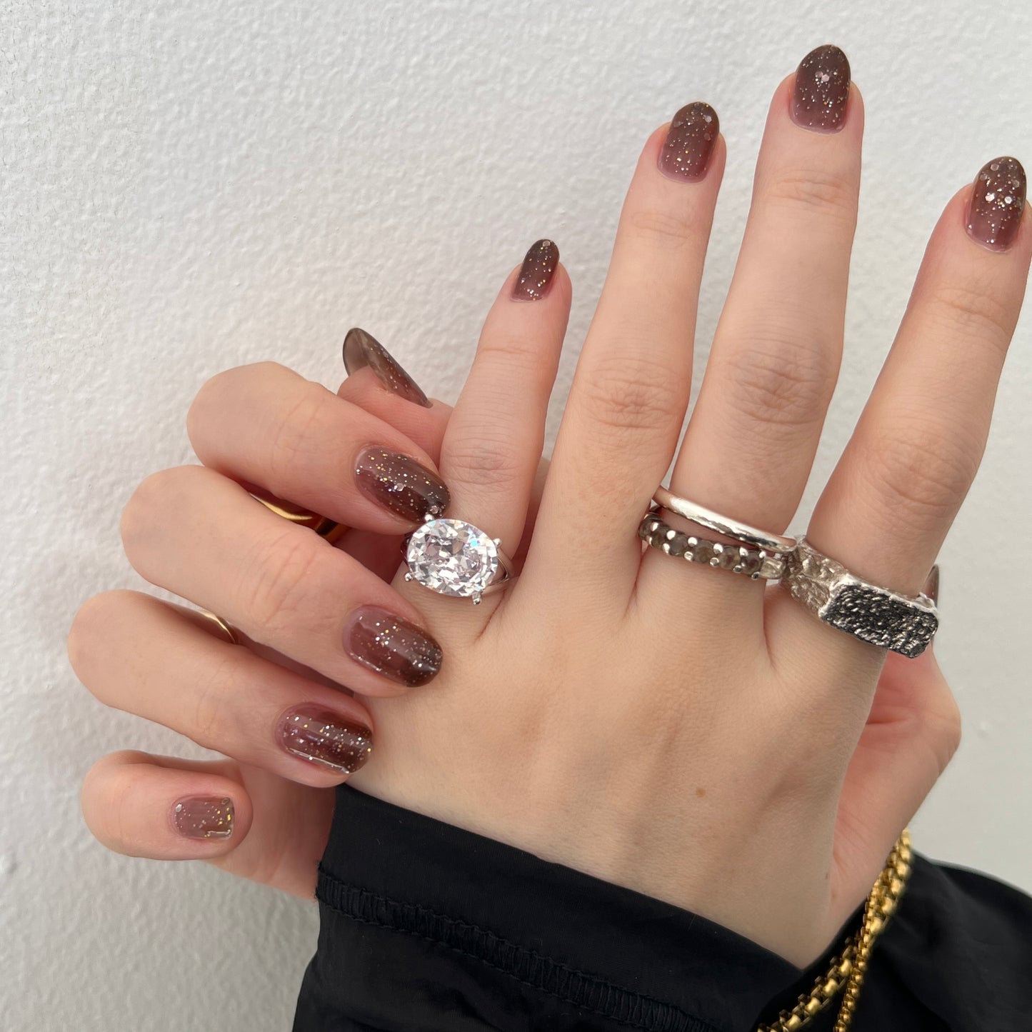 [ clear ] reine -pinky silver