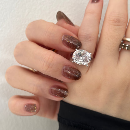 [ clear ] reine -pinky silver
