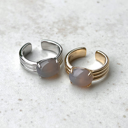 [ gray onyx ]  trois gold