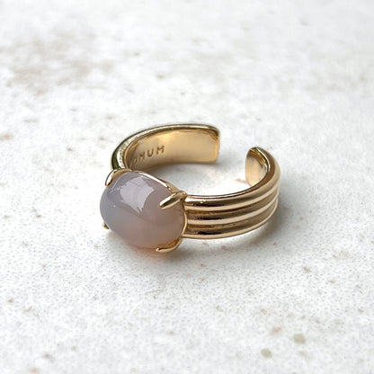 [ gray onyx ]  trois gold