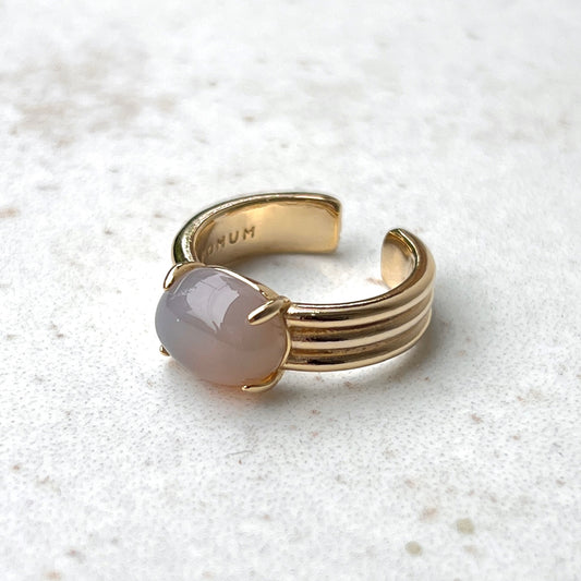 [ gray onyx ]  trois gold