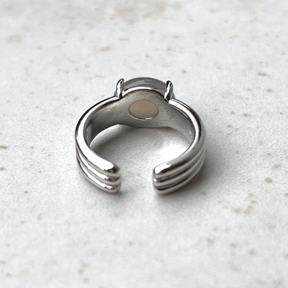 [ gray onyx ]  trois silver