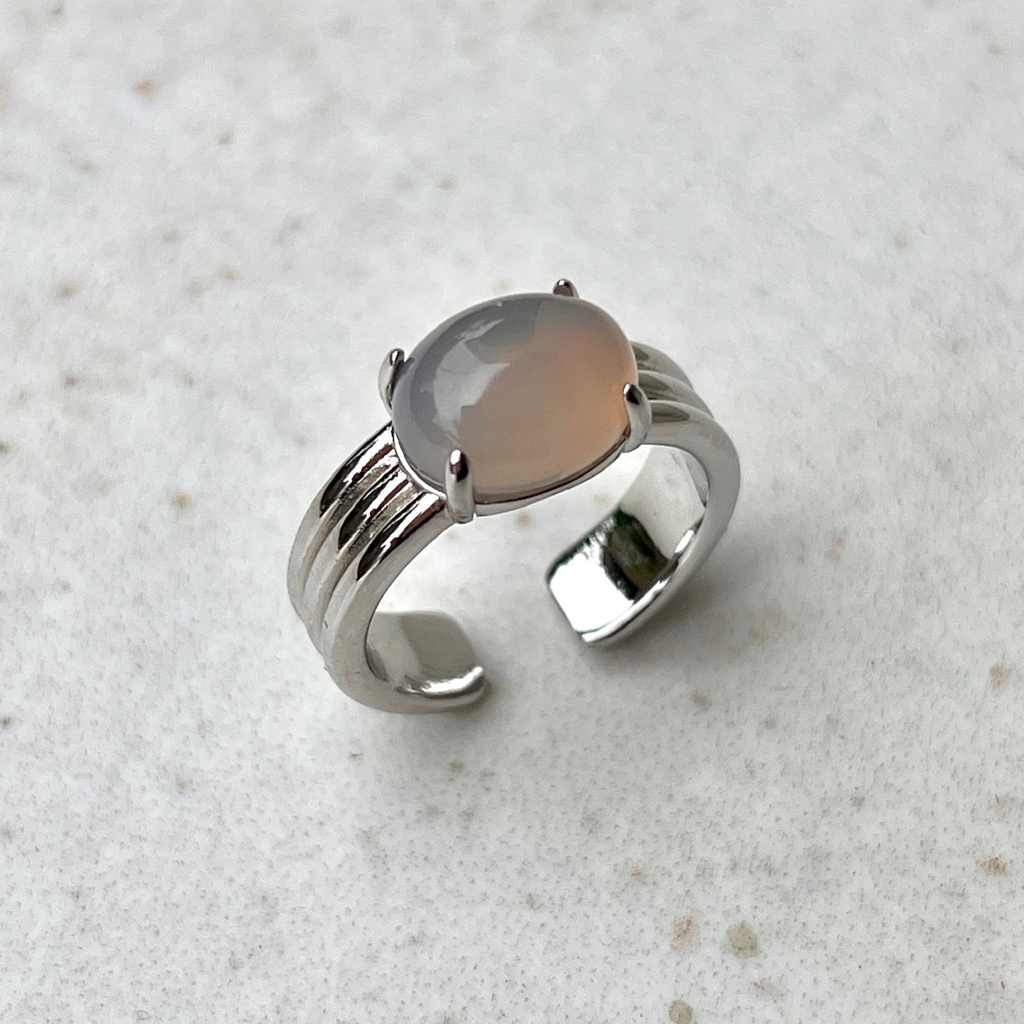 [ gray onyx ]  trois silver