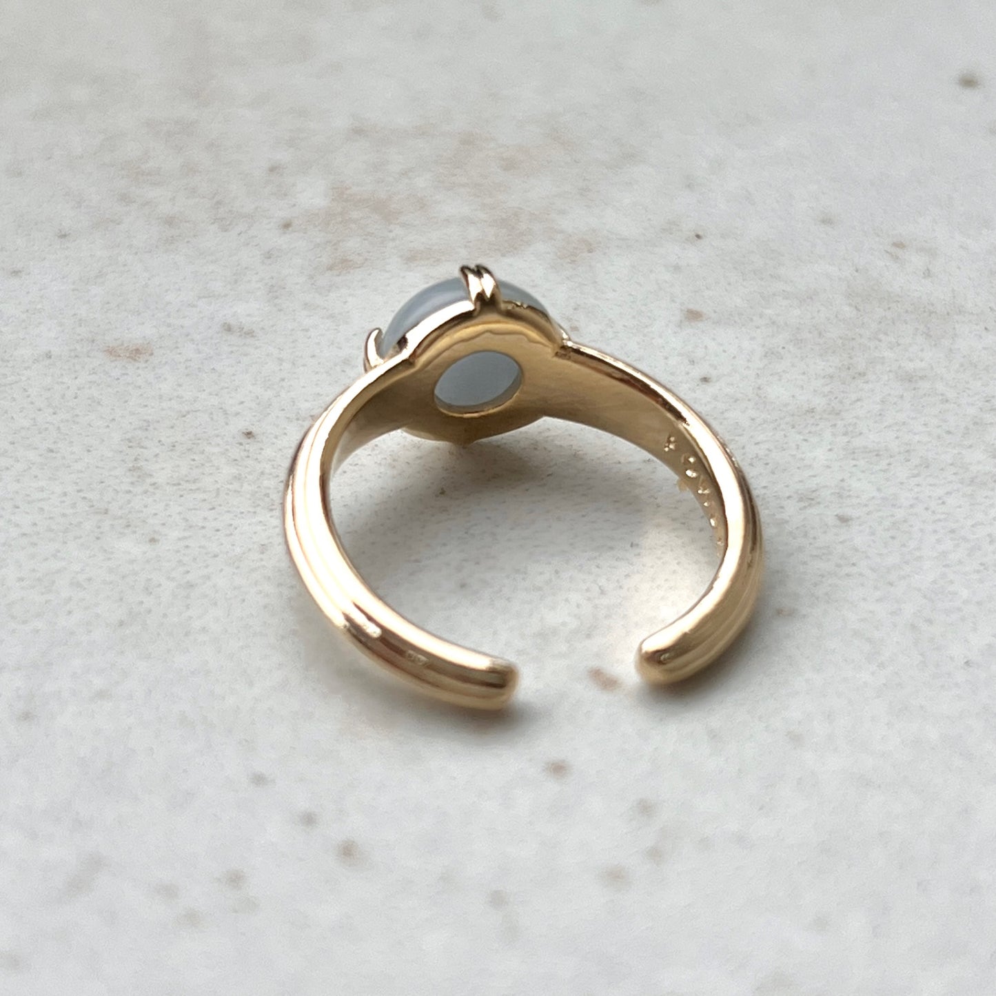 [ angelite ] croissant gold