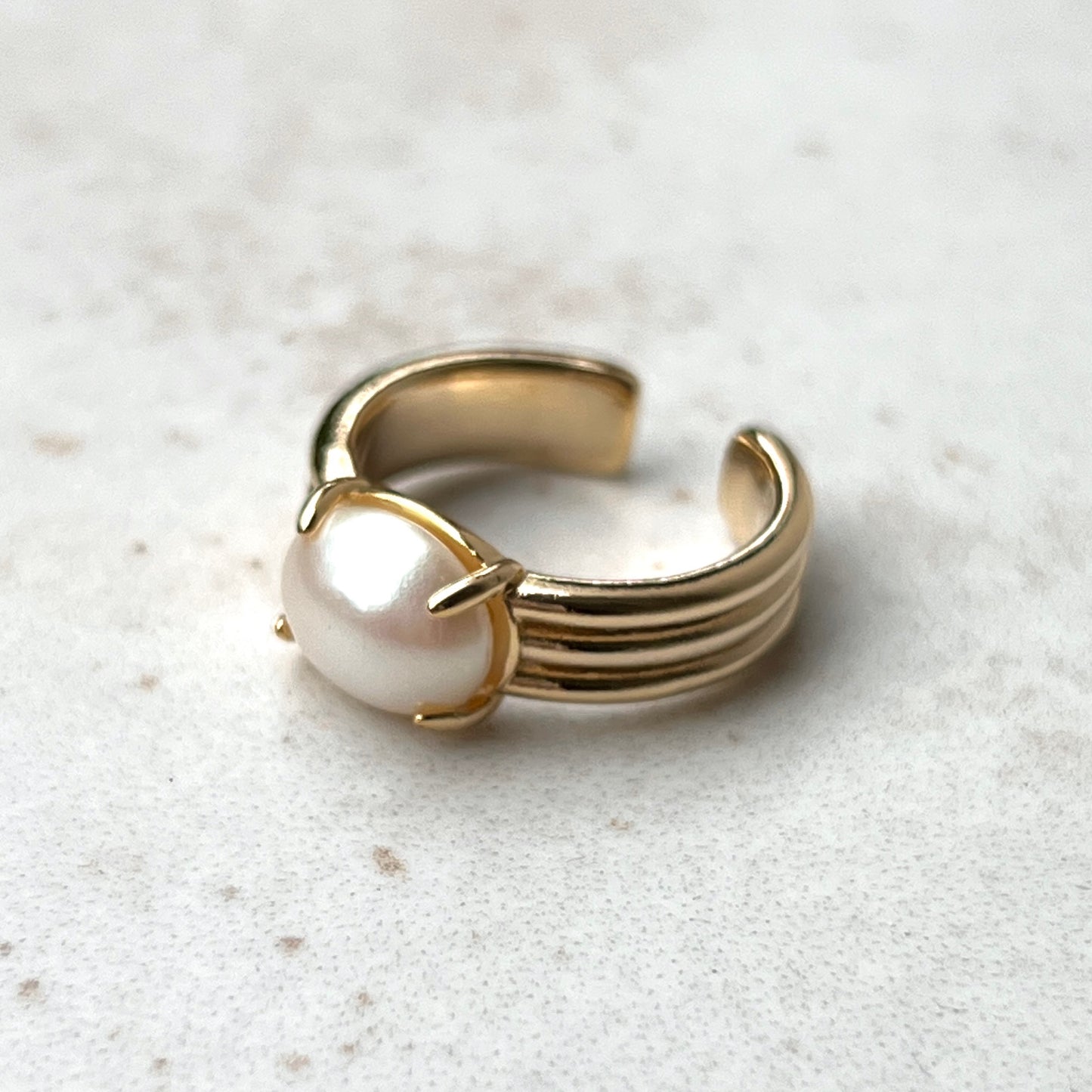 [ vintage pearl ] trois gold