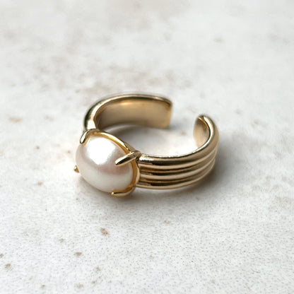 [ vintage pearl ] trois gold