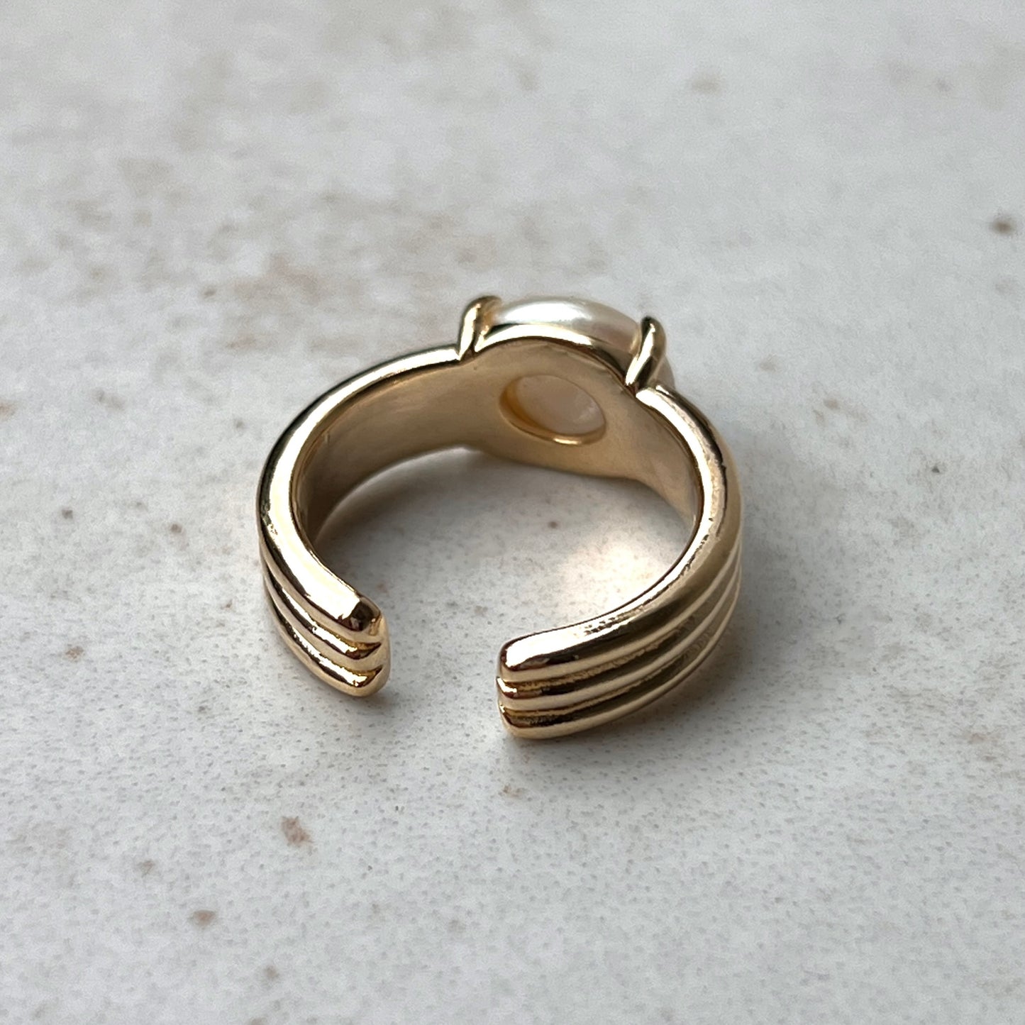 [ vintage pearl ] trois gold