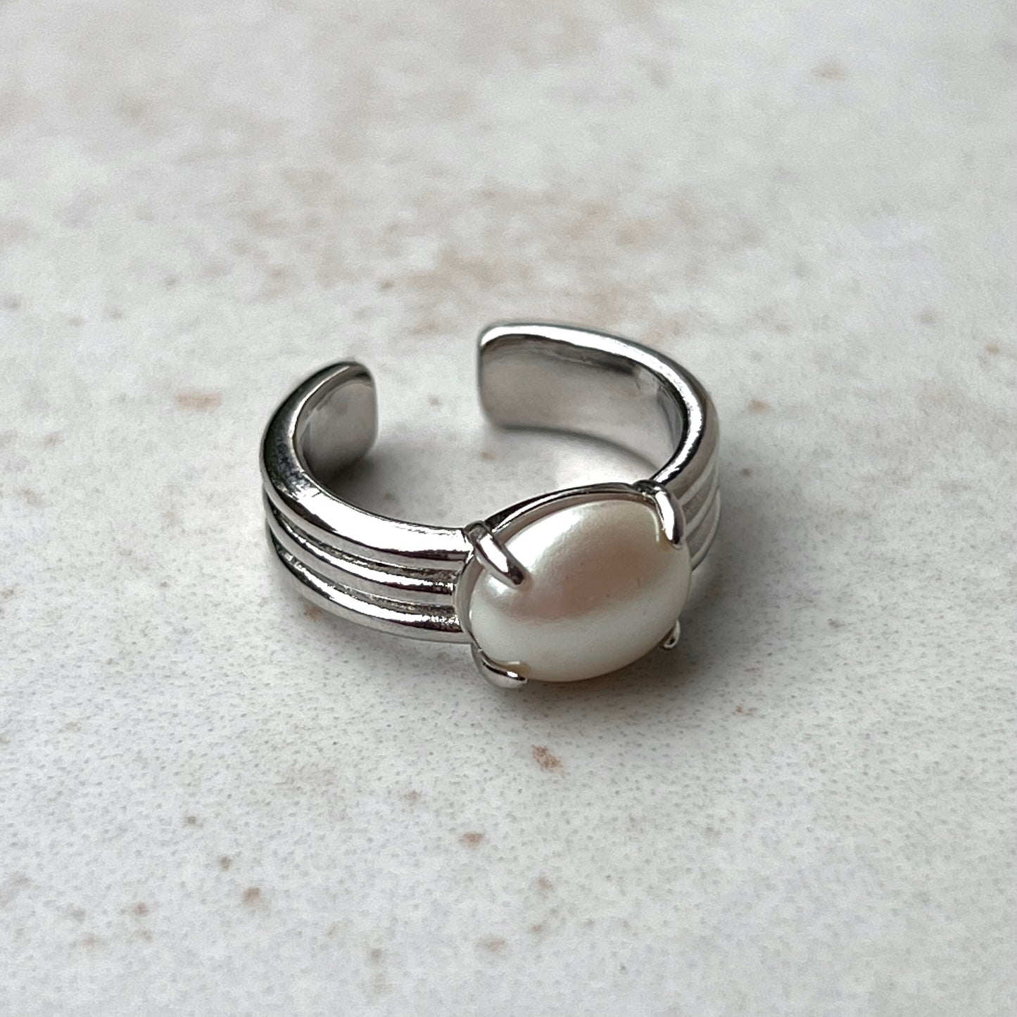 [ vintage pearl ] trois silver
