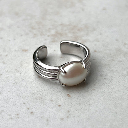 [ vintage pearl ] trois silver