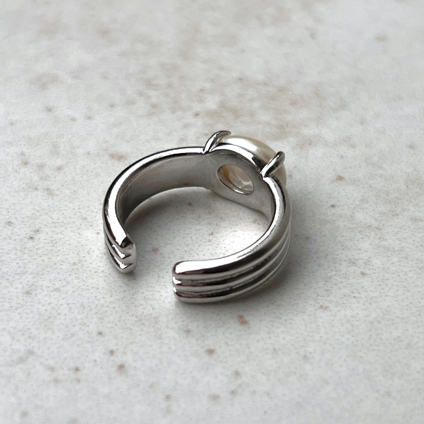 [ vintage pearl ] trois silver