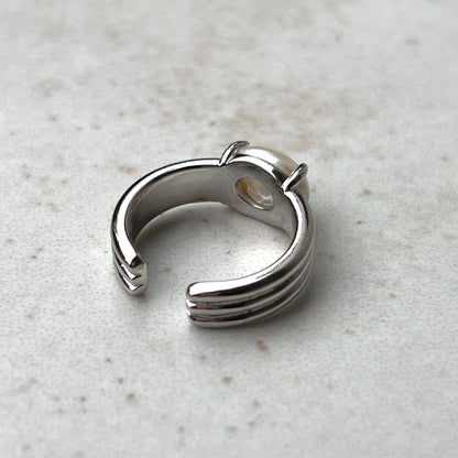 [ vintage pearl ] trois silver