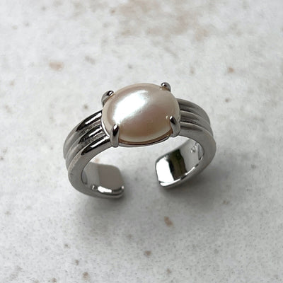 [ vintage pearl ] trois silver