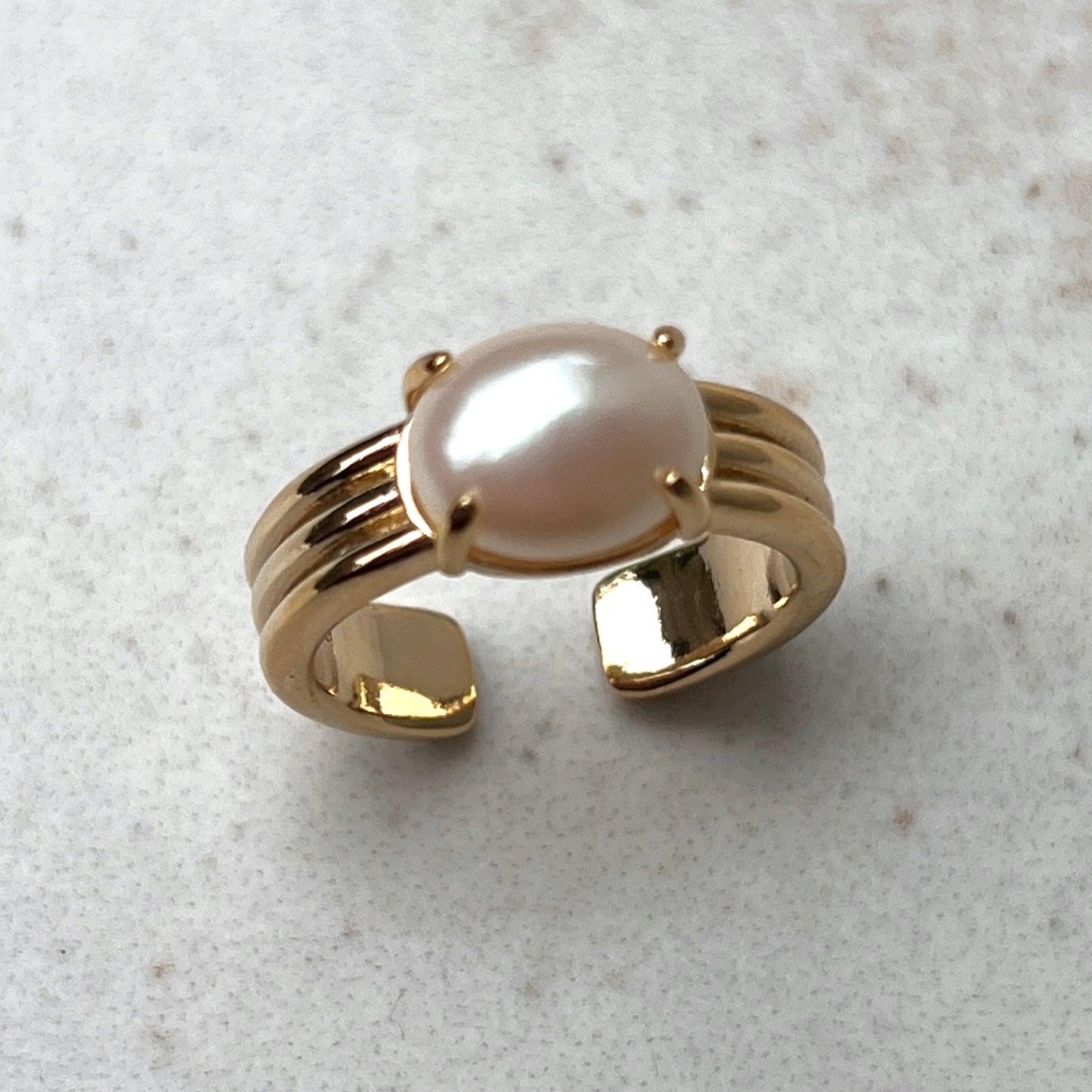 [ vintage pearl ] trois gold