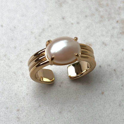 [ vintage pearl ] trois gold